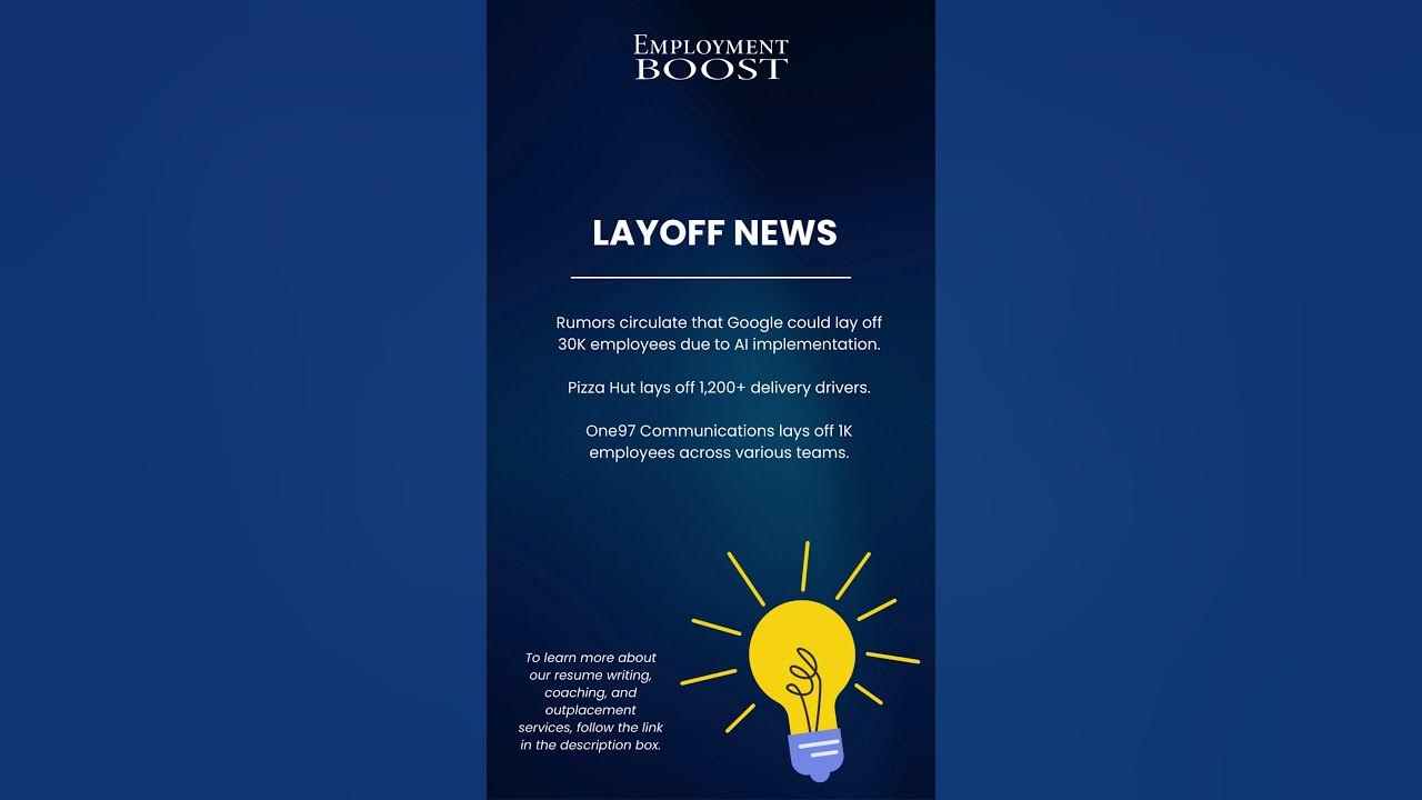 LAYOFF NEWS January 2, 2024 layoffs YouTube