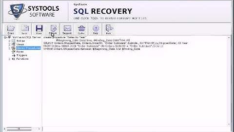 SQL Data Recovery Tool - Repair and Recover Corrupt SQL Server Database