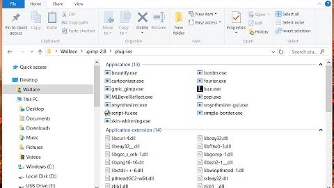 Installing GMIC and the FFT Plug-ins into Gimp