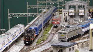 黒いDE10！JR九州仕様をNゲージ鉄道模型レイアウトで楽しむ N scale model railroad layout