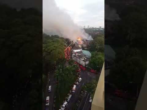 Kandawgyi  Palace Hotel Fire