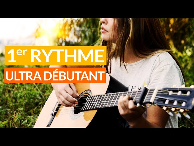 Votre tout PREMIER RYTHME FACILE à la GUITARE tuto débutant 