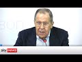 Lavrov: The West has declared a 'total hybrid war' against Russia