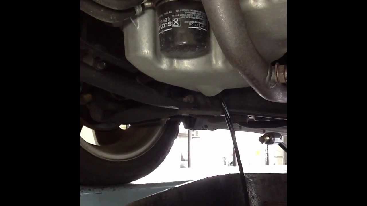 オイルフィルタ交換 下向きオイルフィルタを手を汚さず交換しよう Youtube