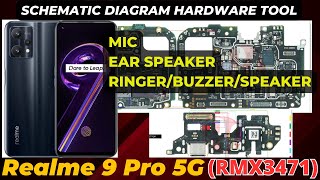 Realme 9 pro 5g rmx3471 Speaker / Buzzer / Ringer and Mic problem solution Schematic Diagram | DMR