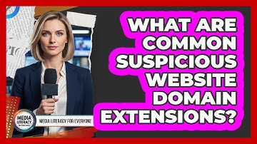 What Are Common Suspicious Website Domain Extensions?