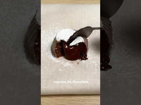 MINI COULANT DE CHOCOLATE EXPRESS 🤤 #postres