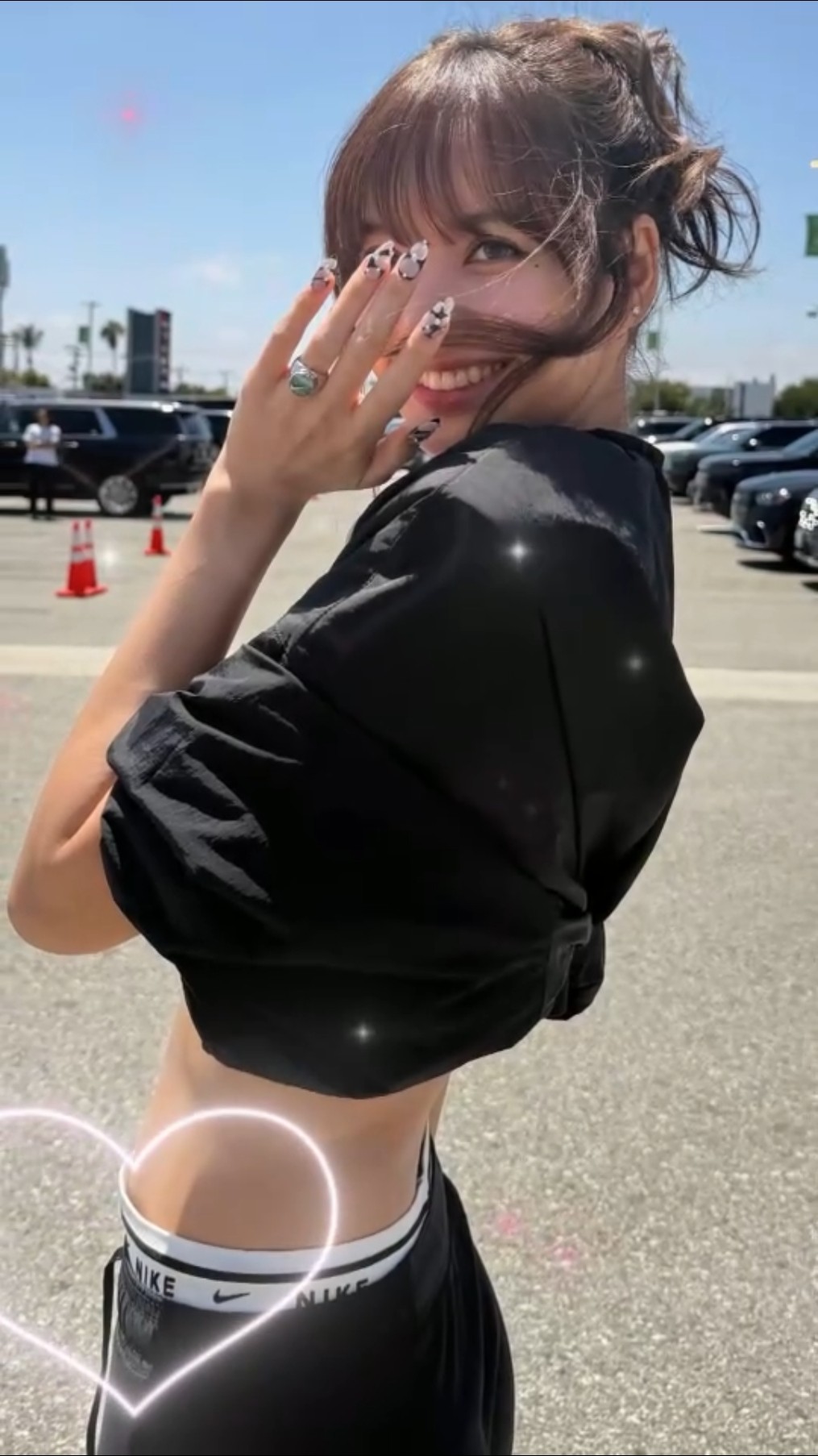 Lisa's World Cup spectator look is chill but so chic #lisa