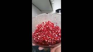Suco de romÃ£, como fazer.