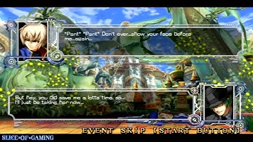 Slice of Gaming - BlazBlue: Continuum Shift II (PSP) Jin Arcade Run (Full)