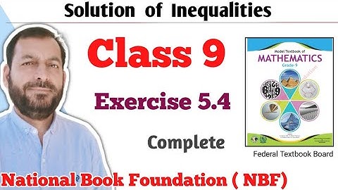 Class 9 Exercise 5.4 NBF Maths  Ex 5.4 Class 9th federal board FBISE Math national Book foundation
