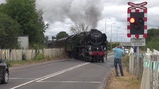 35018 ' British India Line' visits the Wensleydale Railway