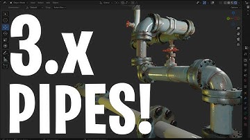 Free Blender Procedural Pipe Generator!