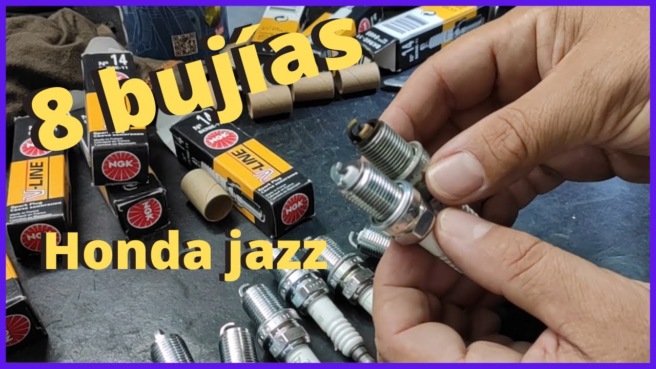 Cambio de las 8 bujías de un Honda jazz