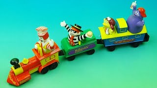 1998 McDONALDS EXPRESS 3 PIECE DIE CAST TRAIN SET by ERTL COLLECTIBLES - FastFoodToyReviews