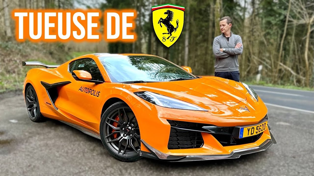 Essai Corvette C8 Z06  le V8 Atmo le PLUS Puissant du Monde 