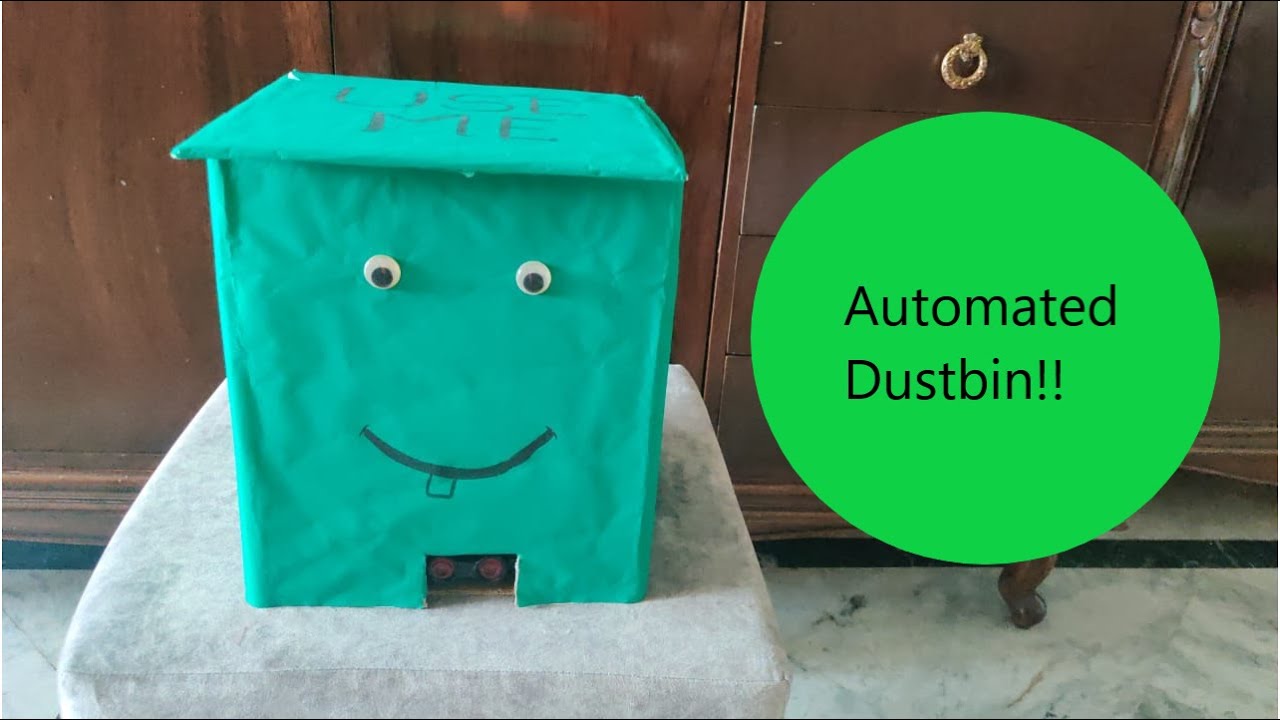 Automated Dustbin - YouTube