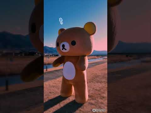 【リラックマキャンプ】なんのポーズでしょう？ #リラックマ #rilakkuma #キャンプ #camp #camping #shorts