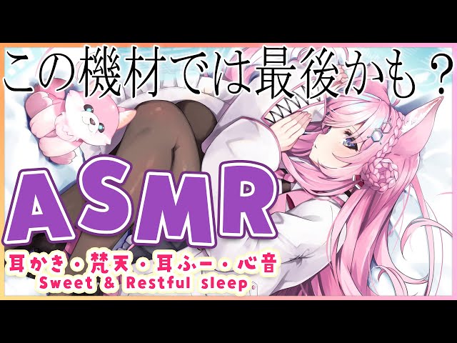【ASMR】絶対寝させる！耳かき・梵天・吐息・心音etc…このマイクでは最後かも？【博衣こより/ホロライブ】のサムネイル