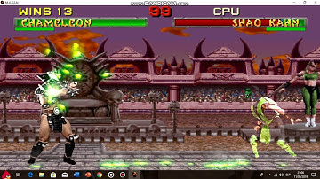 Chameleon MK2 Playthrough   MK2 MUGEN Final Version Part 2 Final!
