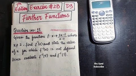 Mathematics Book 3 (D3) |  7th Edition | Exercise # 2 B | Q # 11 | Ifra Syed | in Urdu\Hindi
