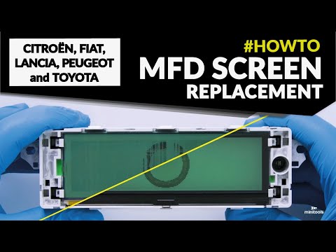 Citroën, Fiat, Lancia, Peugeot and Toyota Magneti Marelli MFD display repair – LCD replacement