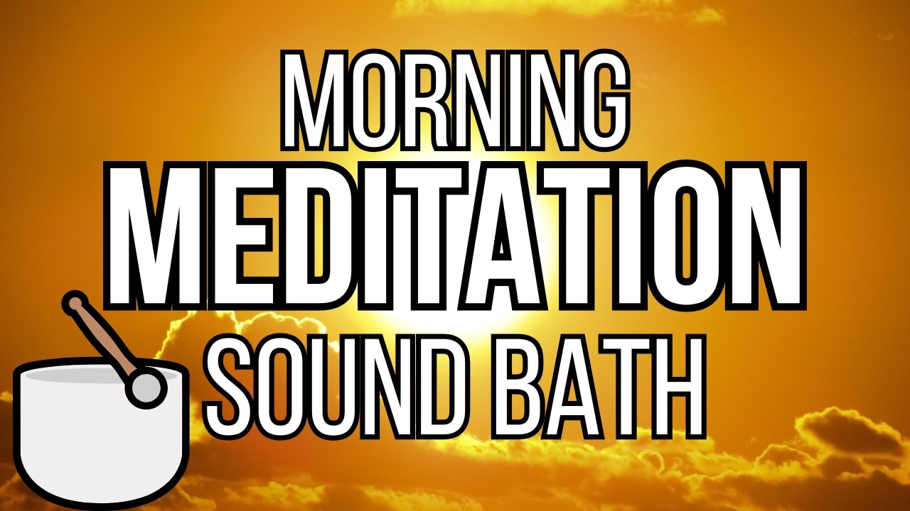 5 Minute Guided Morning Meditation Sound Bath | Singing Bowls 432hz ...