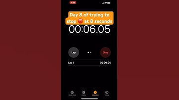 Day 8 of trying to stop 🛑 at 8 seconds