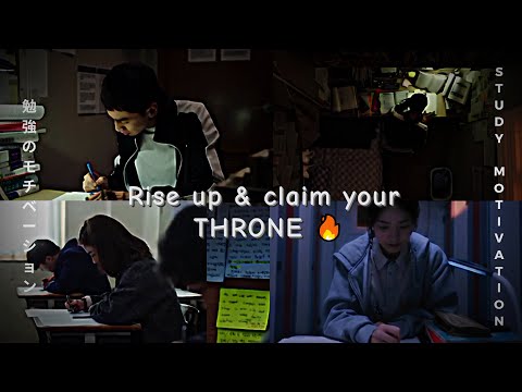 Rise Up Claim Your THRONE Study Motivation From Kdrama Motivation Studymotivation