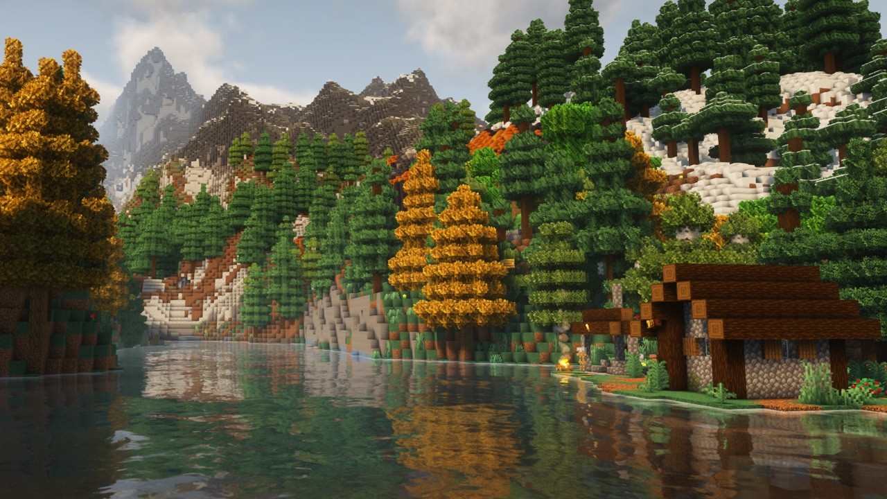🌿Relaxing by the River | 2-Hours of Minecraft Music🌿