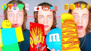 Giant Candy Mukbang ASMR | Colorful Gummy Worms &amp; Sour Treats Compilation #3