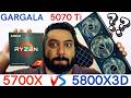 Ryzen 7 5700x vs 5800x3d
