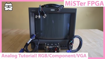 MiSTer FPGA DE10 NANO! Analog How To! RGB, Component and VGA Made Easy! MiSTer Tutorials! 2022 Vers