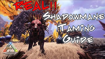 REAL Shadowmane Taming Guide / Trap!! Ark Genesis 2 ( IF OTHER VIDEOS FAIL WATCH ME)