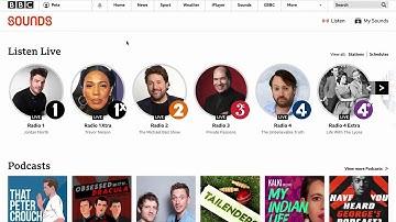 BBC Sounds - Issue - Navigation Issues, Missing Programme Summaries - Listen Again - Categories