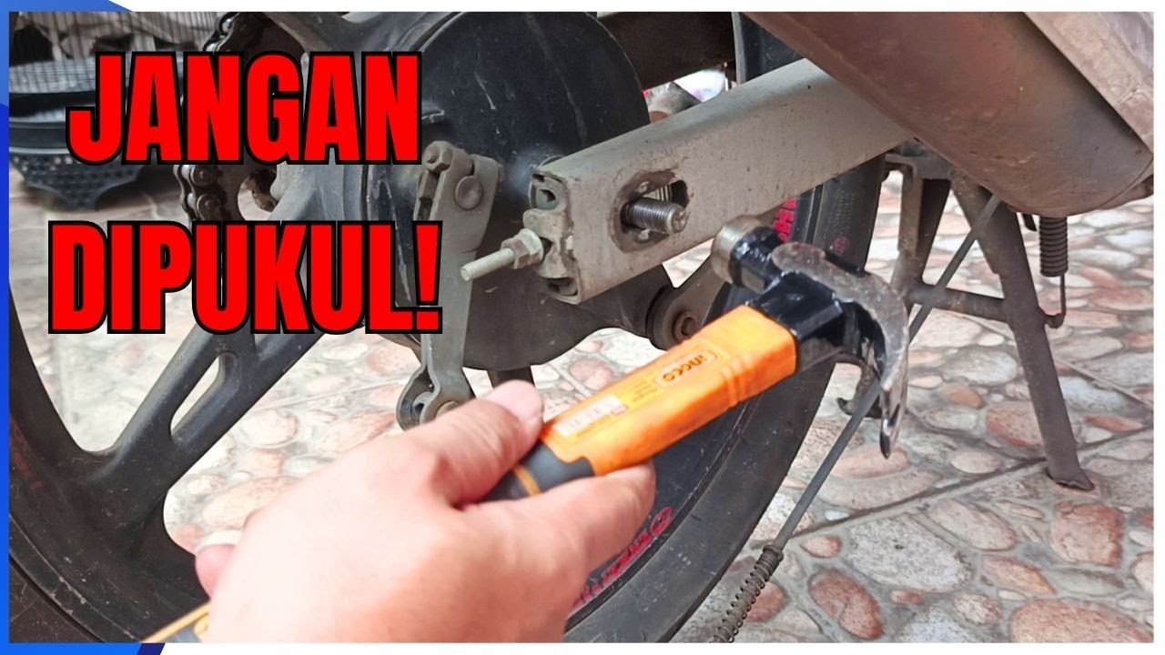 Cara Bongkar Ban Belakang Yamaha Jupiter MX Lama (MX 135 / MX Old / OJMX) Mudah & Aman untuk Pemula