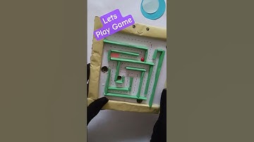 maze game with cardboard #viralshorts #game