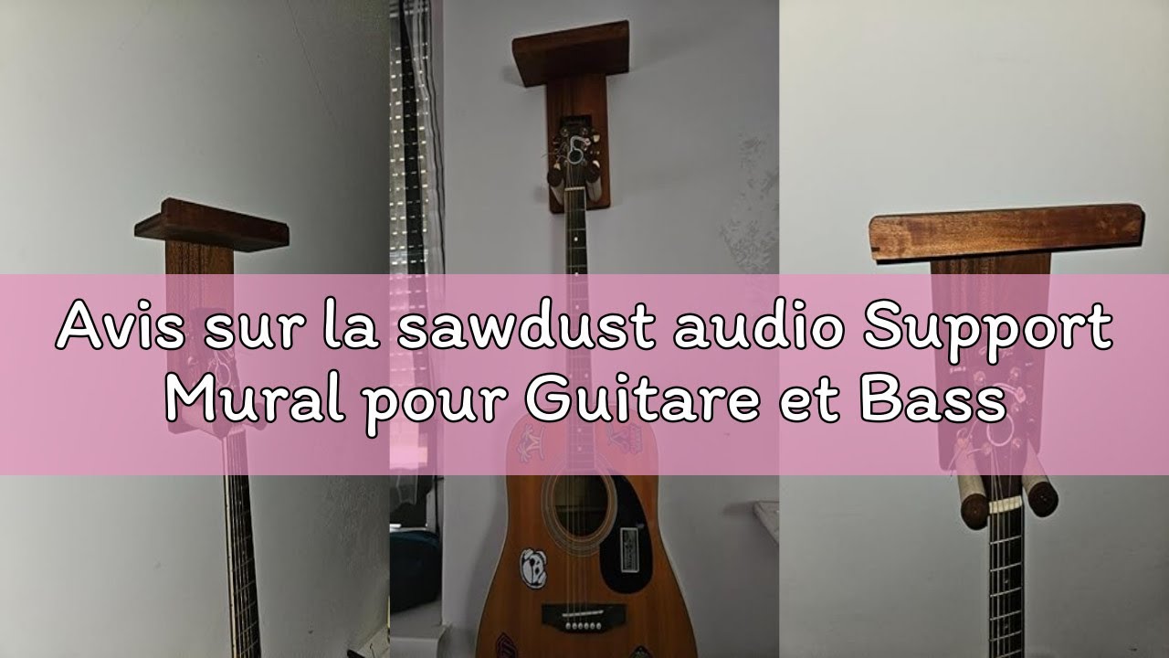 Support Basse Acoustique Support Guitare Mural Sawdust Audio - Bois Massif Avec étagère - Universel Guitares Et Basses - Installation Facile Porte Guitare Bois Etagere Support Basse Acoustique Support Guitare Mural Sawdust Audio - Bois Massif Avec étagère - Universel Guitares Et Basses - Installation Facile Porte Guitare Bois Etagere