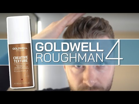 Goldwell Roughman 4 Matte Cream Paste - Review + Test ● Haarstyling Produkttest