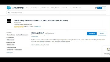 OwnBackup: Salesforce Data and Metadata Backup & Recovery