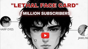 How To Build a Lethal Face Card (Looksmaxxing Secrets)