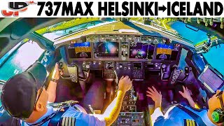 BOEING 737MAX Helsinki to Keflavik | Icelandair Full Flight