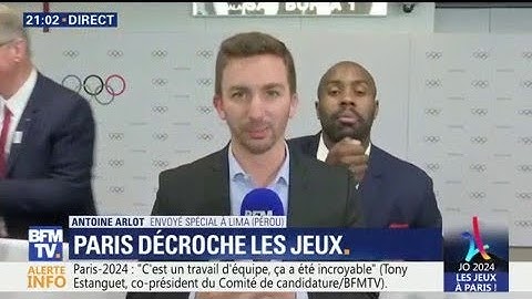 JO 2024: Teddy Riner s'amuse à perturber le duplex d'un de nos journalistes
