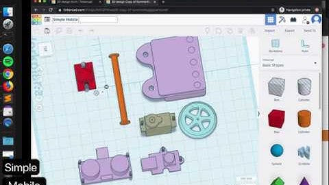 Designing a mobile robot - Part 1 - Importing the parts