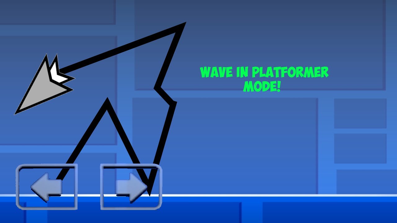 I Made the Wave in Platformer Mode
