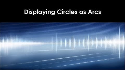 FARO CAM2 Measure 10 Displaying Circles as Arcs