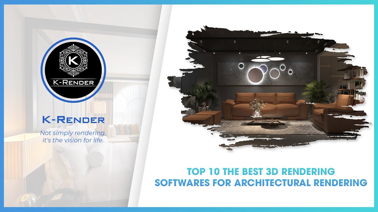 Top 10 the best 3D rendering for architectural rendering | K-Render - YouTube