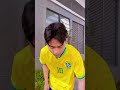 brazil fan helping the the poor girls