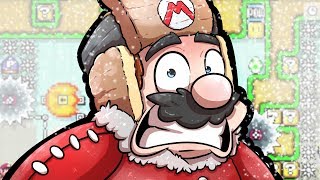 O Mario Sofreu E Morreu Congelado - Super Mario Maker