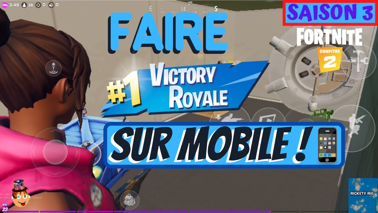 FAIRE TOP 1 SUR MOBILE ! (fortnite saison 3 chill) - YouTube
